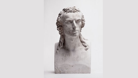 Johann Heinrich Danneckers Gipsmodell zur Schiller-Büste (1805)