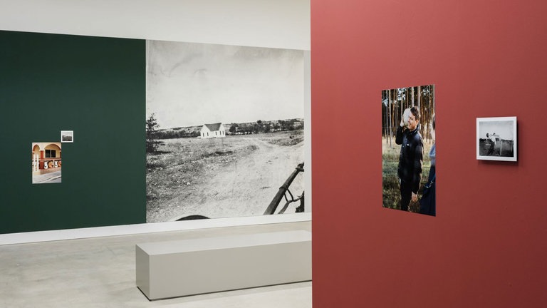 Ausstellungsansicht, Kathrin Sonntag und Gabriele Münter. Das reisende Auge