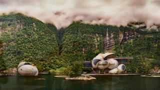 Ausstellungsansicht Archistories - Architektur in der Kunst