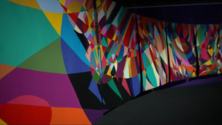 Tanz aus Form und Farbe – Filmstill „Blaue und Gelbe Schatten, 2020