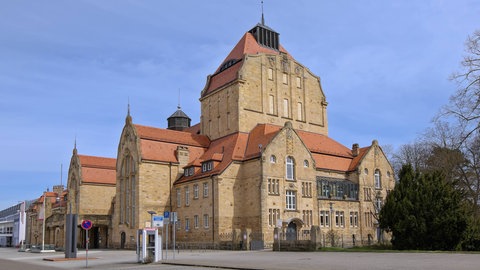 Jugendstil-Festhalle oder Ludowici-Festhalle, bedeutender Jugendstilbau, Landau