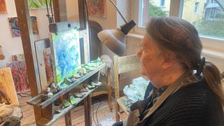 Künstlerin Helga Marten 