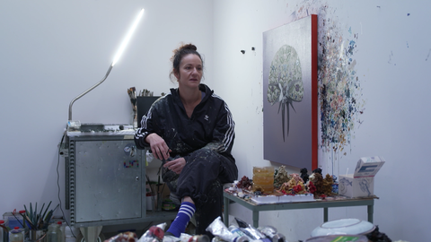 Ölfarben sind das Handwerkszeug von Mona Ardeleanu.