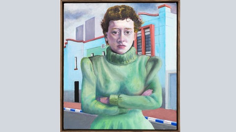 Katharina Wulff, Frieda, 2023, Öl auf Leinwand
