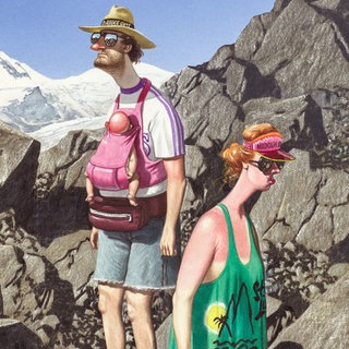 Gerhard Haderer, Großglockner, 1993.