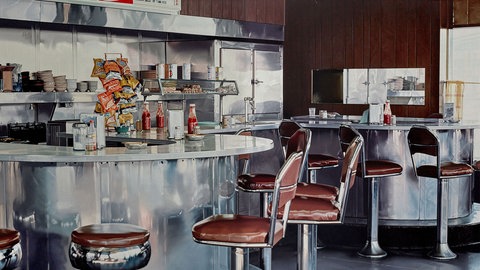 Ralph Goings, Richmond Diner, 1983