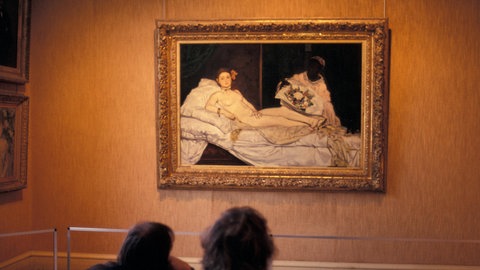 Gemälde von Édouard Manets Olympia Prostituierte 