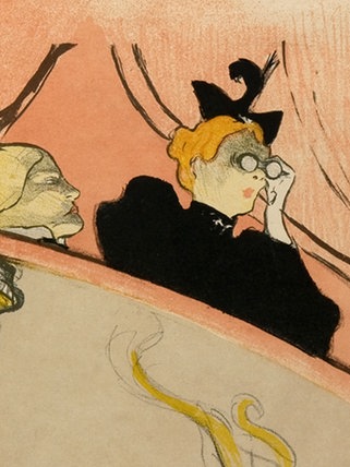 Henri de Toulouse-Lautrec, La Loge au mascaron doré, 1894