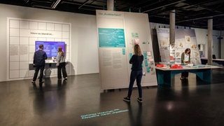 Ausstellungsansicht Gefühlte Wahrheiten, Zeppeline und Nationalsozialismus im Zeppelin Museum Friedrichshafen