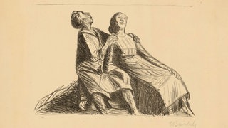 Ernst Barlach, Liebespaar, 191718