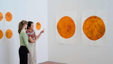 Ausstellungsansicht, Nanne Meyer. Gezieltes Umherirren