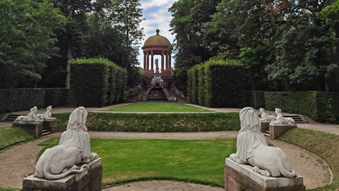Apollotempel im Schlosspark Schwetzingen 
