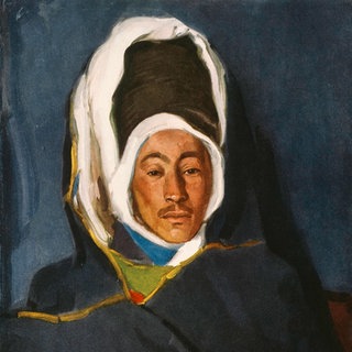Bildnissen von Kriegsge- fangenen im sog. 'Halbmond-Lager', Hans Looschen