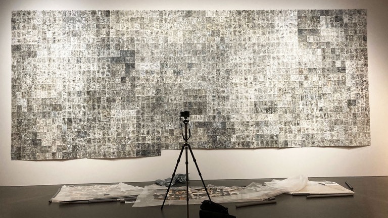 Ausstellungsaufbau, Unordnung 