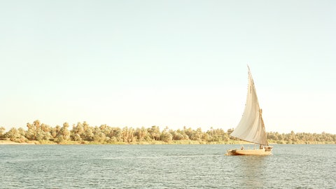 Segelboot auf See Genezareth