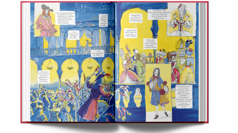 Blick in die Graphic Novel "Orlando" von Virginia Woolf