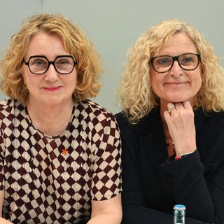 Autorinnen Susanne Fröhlich und Constanze Kleis auf der Leipziger Buchmesse.