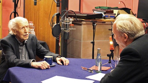 Hermann Bausinger und Ulrich Tukur