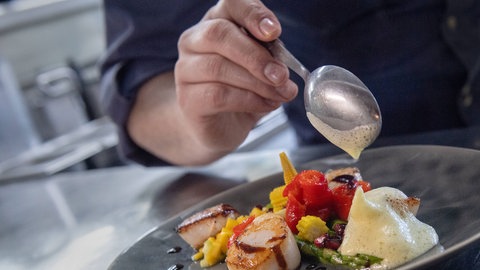 Ein Gourmet-Gericht aus der Sterneküche