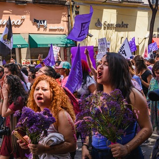 Frauen in Mexiko protestieren gegen Gewalt 