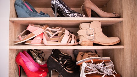 Eine Schuhsammlung