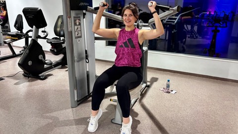 Verena Kessler im Gym 