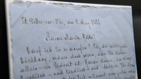 Brief von Marina Zwetajewa an Rainer Maria Rilke