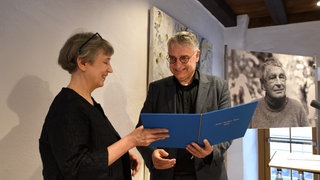 Preisübergabe durch Staatssekretär Arne Braun