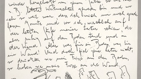 Seite aus Franz Kafkas Tagebuch.