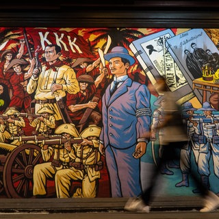 Wandbild von José Rizal 