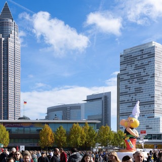 Außenbereich der 77. Frankfurter Buchmesse 2025
