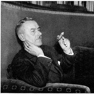 Die Abbildung zeigt den deutschen Schriftsteller Thomas Mann.