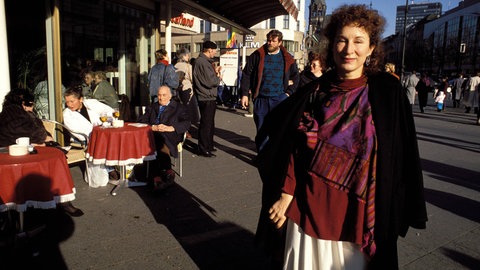 Margaret Atwood 1990 in Berlin