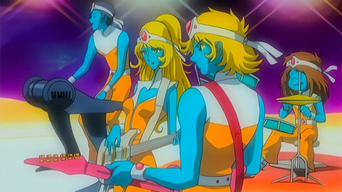 Szenenbild aus "Interstella 5555: The 5tory of the 5ecret 5tar 5ystem" von Daft Punk und Leiji Matsumoto