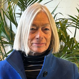 Petra Bewer, der Leiterin der Ludwigsburger Messe für Buch- und Papierkultur