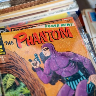 Vorderseite eines Comics von "Das Phantom"