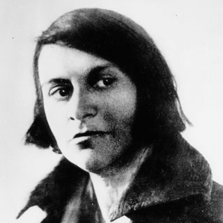 Die Schriftstellerin Else Lasker-Schüler, Foto um 1919