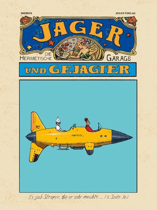 Cover des Comic „Die hermetische Garage – Jäger und Gejagter“