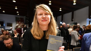 Huchel-Preisträgerin Nadja Küchenmeister mit dem ausgezeichneten Gedichtband "Der große Wagen"