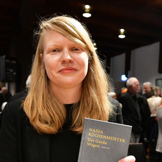 Huchel-Preisträgerin Nadja Küchenmeister mit dem ausgezeichneten Gedichtband "Der große Wagen"
