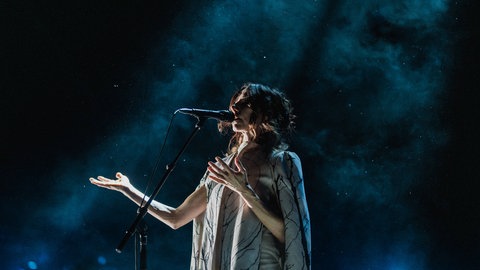 Englische Musikerin PJ Harvey