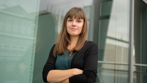 Autorin Nadine Schneider auf der Frankfurter Buchmesse 2019