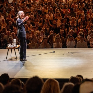 Anne Carson und Robert Currie beim Poesiefestival Berlin 2026 