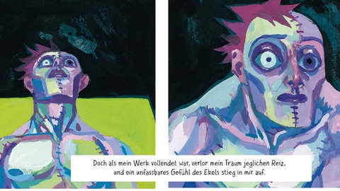 „Frankenstein“ als Comic von David Sala 
