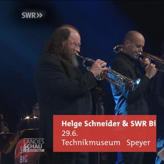Helge Schneider spielt mit SWR Big Band