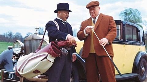 Szene aus dem Film: "Goldfinger" mit Gerd Fröbe