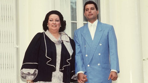 Montserrat Caballé und Freddie Mercury 24.09.1987