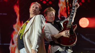 Simon Le Bon and Dominic Brown von Duran Duran | Diese Musikstars kommen aus Birmingham