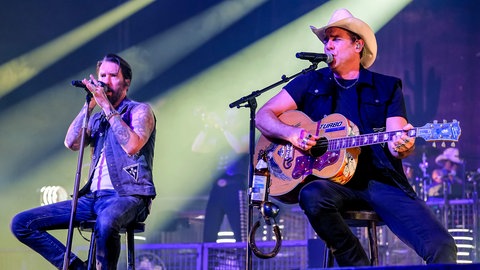 The Boss Hoss bei einem Livekonzert