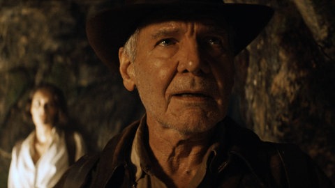 Harrison Ford in einem Still aus "Indiana Jones und das Rad des Schicksals" (2023)